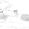 猫とマンホール