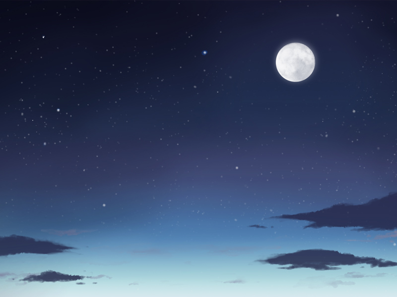 【フリー背景素材】　夜空